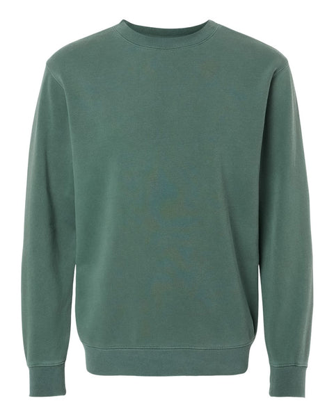 Pigment-Dyed Green Crewneck Sweatshirt (Adult)