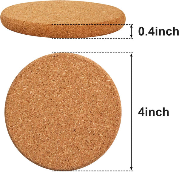 Cork Coasters (Custom Set of 4)