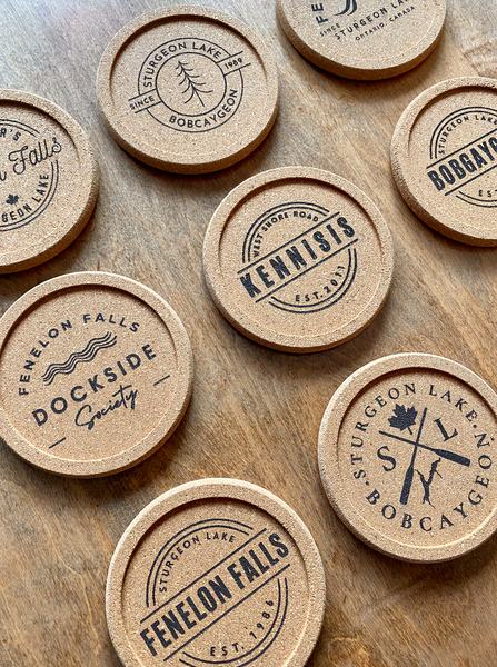 Cork Coasters (Custom Set of 4)
