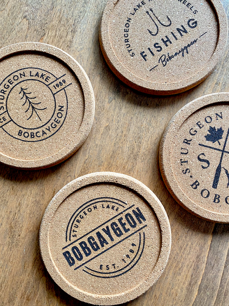 Cork Coasters (Custom Set of 4)