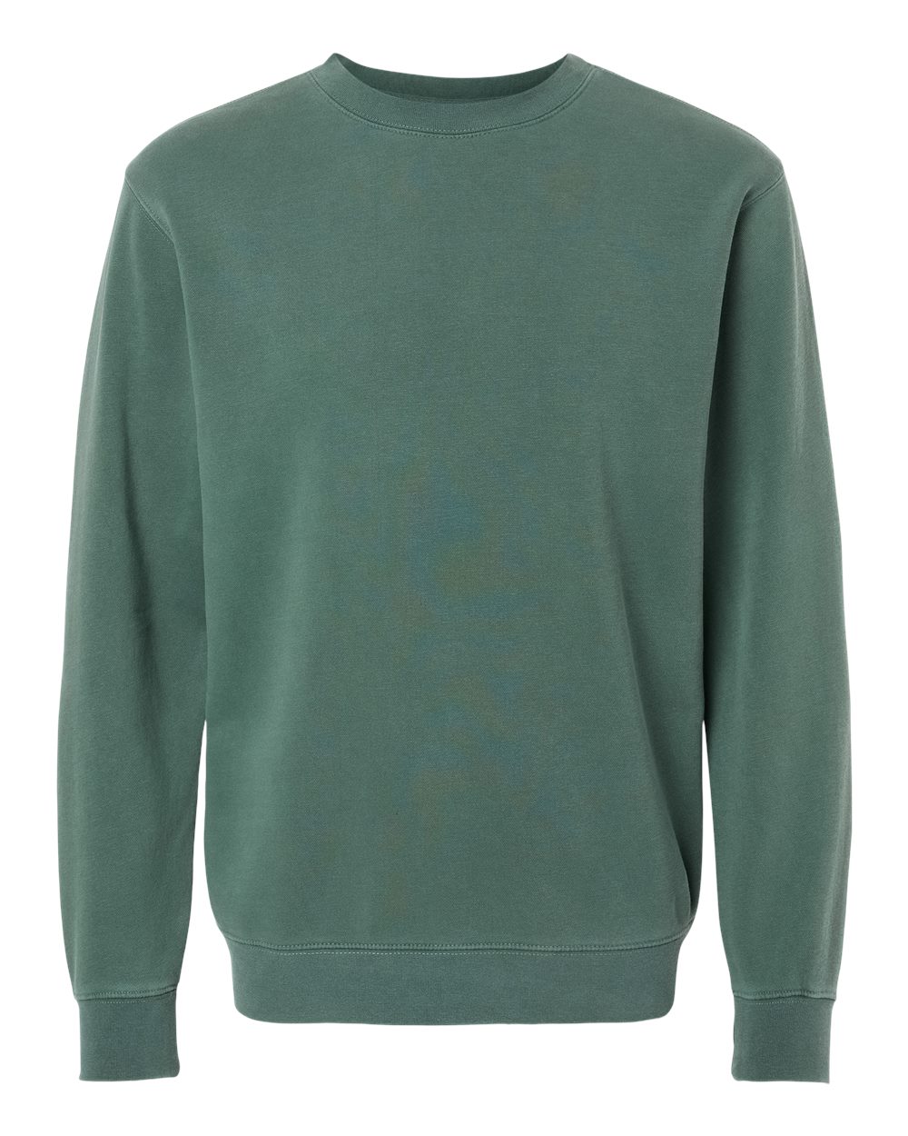 Pigment-Dyed Green Crewneck Sweatshirt (Adult)