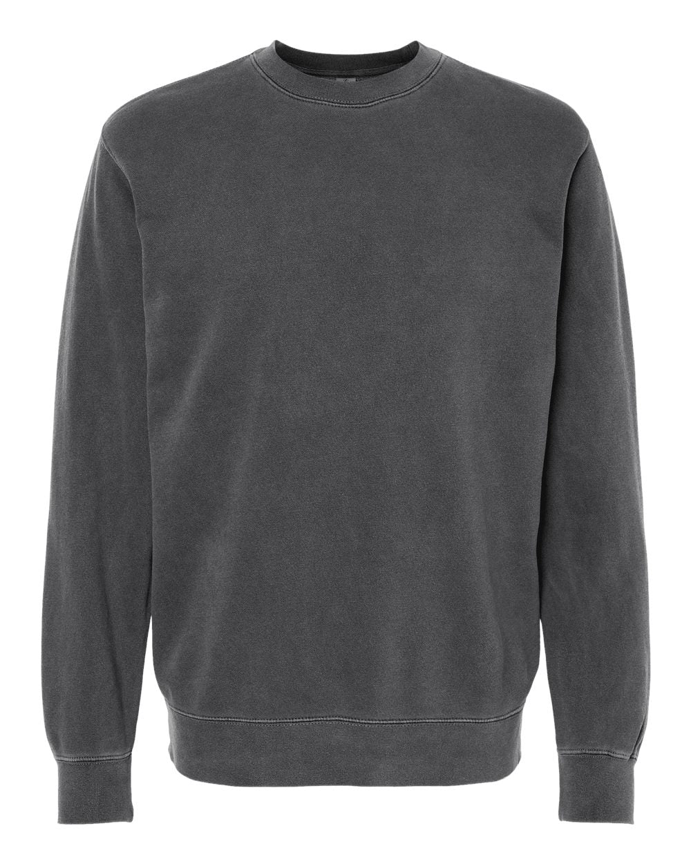 Pigment-Dyed Black Crewneck Sweatshirt (Adult)