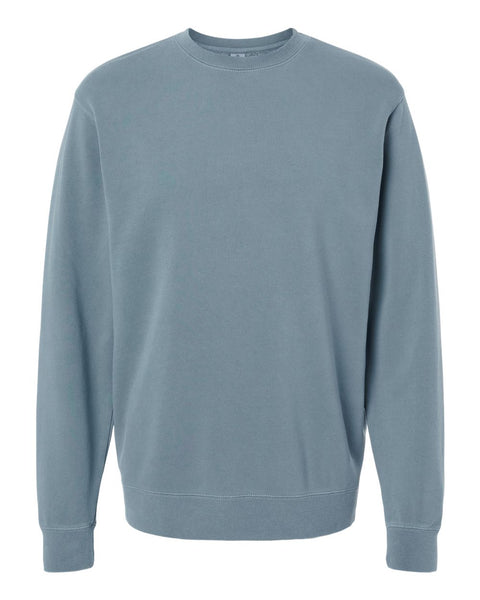Pigment-Dyed Slate Blue Crewneck Sweatshirt (Adult)